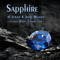 Cover image of the album Sapphire (single) by Al Jewer and Andy Mitran and Hans Christian