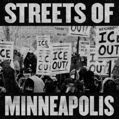 Cover image of the album Streets of Minneapolis single by Bruce Springsteen