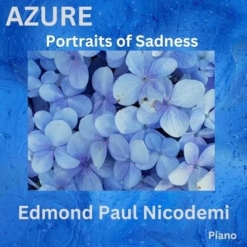 Cover image of the album Azure: Portraits of Sadness by Edmond Paul Nicodemi
