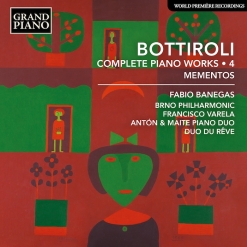 Cover image of the album Bottiroli - Complete Piano Works 4 - Mementos by Fabio Banegas