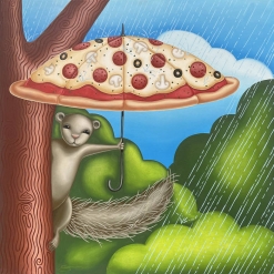 Cover image of the album Rainy Day Pizza Delivery by John Croarkin