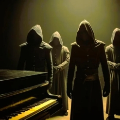 Cover image of the album Dark Piano Conspiracies by Manuel Peguero