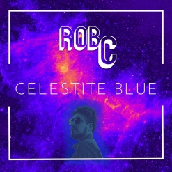 Cover image of the album Celestite Blue single by Rob C