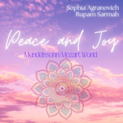 Cover image of the album Peace and Joy (single) by Sophia Agranovich and Rupam Sarmah