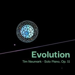 Cover image of the album Evolution - Solo Piano, Op. 11 by Tim Neumark