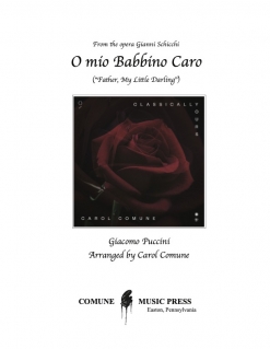 Cover image of the songbook O mio Bambino Caro by Puccini sheet music by Carol Comune
