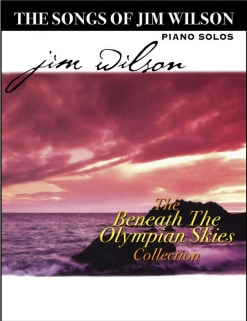 Cover image of the songbook The Beneath the Olympian Skies Collection by Jim Wilson