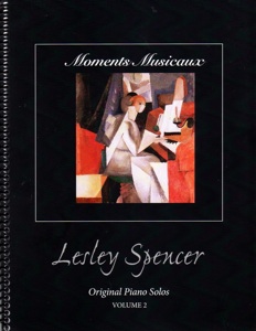 Cover image of the songbook Moments Musicaux by Lesley Spencer