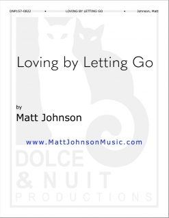 Cover image of the songbook Loving by Letting Go (single) by Matt Johnson