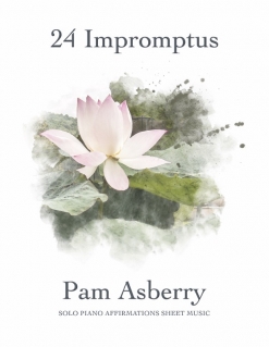 Cover image of the songbook 24 Impromptus by Pam Asberry