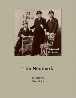 Cover image of the songbook 24 Improvs by Tim Neumark